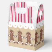 Kerst Gingerbread House Party Treats Gift Box Bedankdoosjes (Geopend)