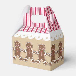 Kerst Gingerbread House Party Treats Gift Box Bedankdoosjes