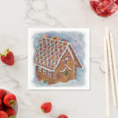Kerst Gingerbread House Servet (Insitu)