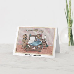 Kerst: Gingerbread Icing Kaart