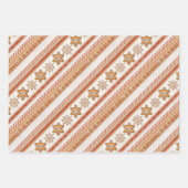 Kerst Gingerbread Koekjes Inpakpapier Vel (Voorkant 2)