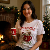 Kerst Gingerbread Latte Coffee Club Festival Tri-Blend Shirt