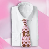 Kerst Gingerbread Man Gingerbread Woman Tree Stropdas