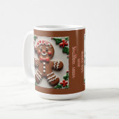 Kerst Gingerbread Man  Koffiemok (Voorkant links)