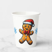 Kerst Gingerbread Man Paper Cup Papieren Bekers (Links)