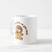 Kerst Gingerbread Man Zombie Koffiemok (Voorkant links)