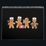 Kerst Gingerbread Nurse Team Crew Cadeaus Kalender<br><div class="desc">Kerst Gingerbread Nurse Team Crew Cadeaus</div>