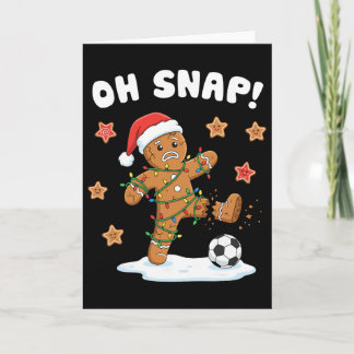 Kerst gingerbread Oh Snap koek Kerst vakantie  Kaart