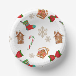 Kerst gingerbread papieren kommen