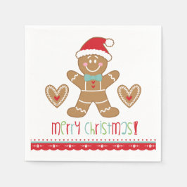 Kerst Gingerbread Party Servet
