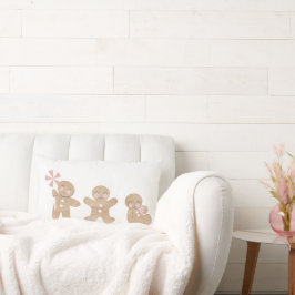 Kerst Gingerbread Roze Gooi kussen