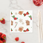 Kerst gingerbread servet (Insitu)