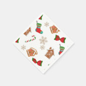 Kerst gingerbread servet (Hoek)