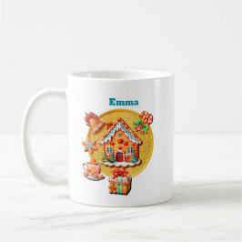 Kerst Gingerbread Snoep Huis, en Nieuwjaar Koffiemok
