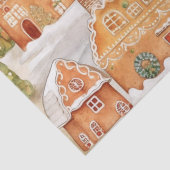 Kerst Gingerbread Village Tissue Paper Tissuepapier (Detail)