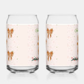 Kerst Gingerbread Vrouw en Bogen Blikvorm Glas (Rechts)