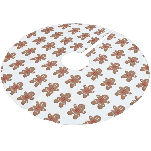 Kerst Gingerbread Vrouwen Kerstboom Rok (Gekanteld)