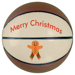 Kerst Gingerbrood Man Basketballen