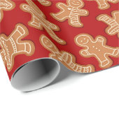 Kerst Gingerkoekjes Cadeaupapier (Rol Hoek)