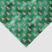 Kerst Glam glitter LookGreen Sparkle Trees Tissuepapier (Detail)