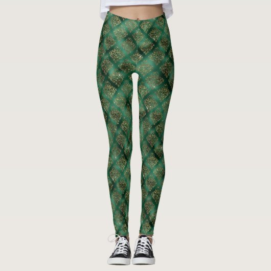 Kerst Glam Leggings (Voorkant)