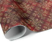 Kerst Glam Wrapping Papier (Rol Hoek)