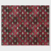 Kerst Glam Wrapping Papier (Vlak)