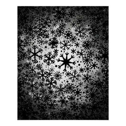 Kerst Glanzende Poster (Voorkant)