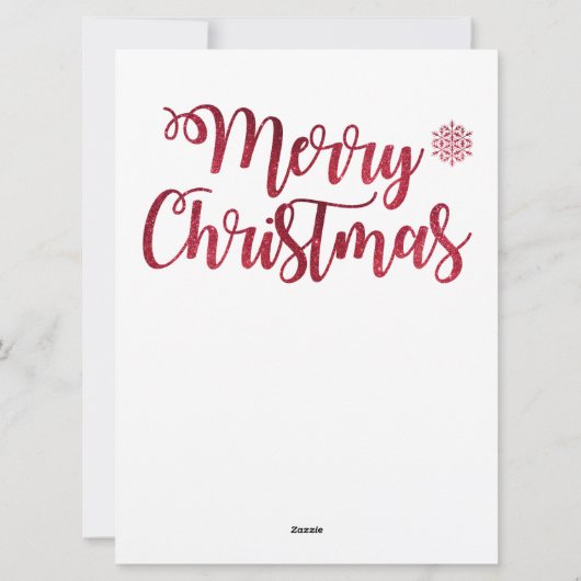 Kerst Glas in lood Kaart (Achterkant)