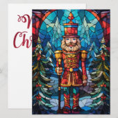 Kerst Glas in lood Kaart (Voorkant / Achterkant)