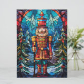 Kerst Glas in lood Kaart (Staand voorkant)