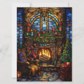 Kerst Glas in lood Kaart (Voorkant)