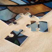 Kerst Glas in lood puzzel (Zijkant)
