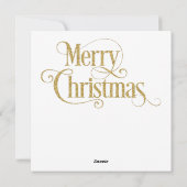 Kerst Glas in lood Wenskaart Feestdagenkaart (Achterkant)