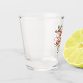 " kerst " - glas met vuursteentje (Links)