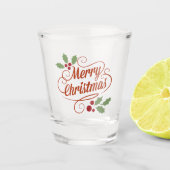 " kerst " - glas met vuursteentje (Voorkant)