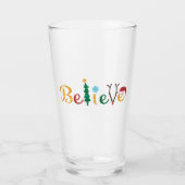 Kerst glazen mok (Voorkant)