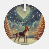 Kerst glazen ornament voor huisdieren (Achterkant)