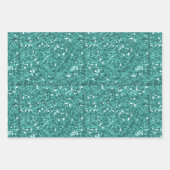 Kerst glinsterende sequins kerststukjes inpakpapier vel (Voorkant 3)