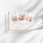 Kerst Glitter Cookie Exchange Party Kaart