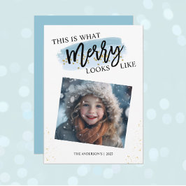 Kerst glitter feestdagenkaart