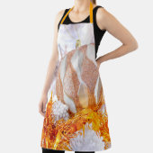 Kerst Glitter Roze & Witte Bal Schort (Insitu)