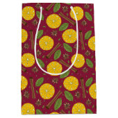 Kerst glühwein kruidige bordeaux medium cadeauzakje (Voorkant)