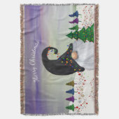 Kerst Gnoe Kerstversiering Deken (Voorkant Verticaal)