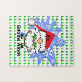 Kerst Gnome Alone Schattigee Film Parodie XMas Tre Legpuzzel (Horizontaal)