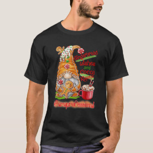 Kerst Gnome Cookies Paraprofessional Koffie La T-shirt