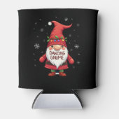 Kerst Gnome Dancing Gnome Familie Kerst (1) Blikjeskoeler (Voorkant)