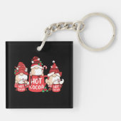 Kerst Gnome en Hot Cacao Sleutelhanger (Achterkant)