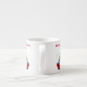 Kerst Gnome Espresso Cup Kop (Achterkant)