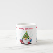 Kerst Gnome Espresso Cup Kop (Voorkant)